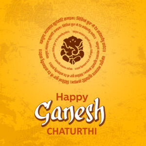 Happy Ganesh Chaturthi Free Premium PSD file