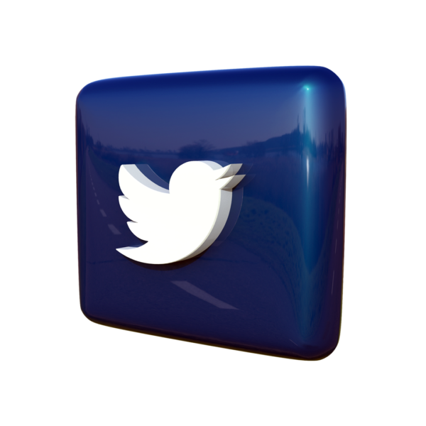 twitter 3d Icon