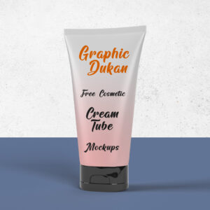 Cream Tube Mockup, Mock-up Template