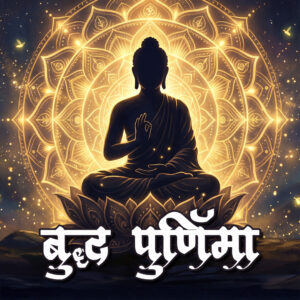 Free Buddha Purnima Calligraphy PSD File | बुद्ध पूर्णिमा Typography Design | Social Media post