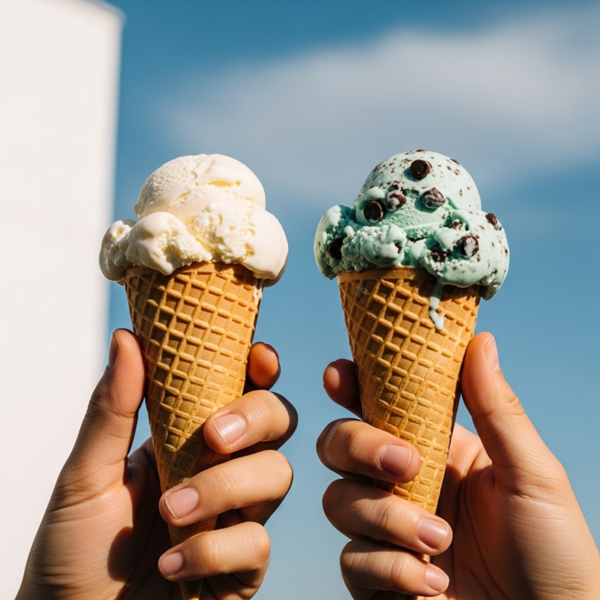 Ice Cream Cone in hand